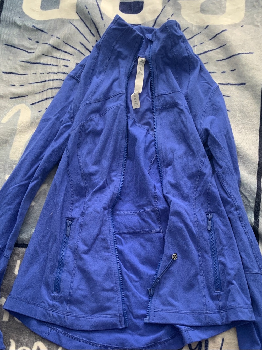 lululemon athletica Women's Royal Blue Full-Zip Utility Jacket